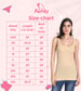 Aimly Women's Regular Fit Sleeveless Cotton Long Camisole Slip Spaghetti Combo Pack of 3, Contains 2 Beige and 1 White Color