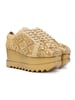 Anaar Buzz Nation Wedge Sneakers, Womens Festive, Special Occasion And Partywear Premium Shoes