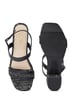 Sole House Timeless Charm: Classic Tweed Block Heels with Modern Straps - perfect for parties, celebrations & special occasions.