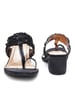 Sole House Midnight Black Chantilly Lace Block Heels