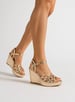 Sole House Golden Luxe Glitter Wedges: Dazzling Elegance for Every Occasion - perfect for parties, celebrations & special occasions.