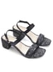 Sole House Timeless Charm: Classic Tweed Block Heels with Modern Straps - perfect for parties, celebrations & special occasions.
