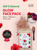 Love Organically Glow Natural Face Pack – 30g of Rose, Hibiscus & Aloe Vera for Radiant, Smooth Skin Pack of 2