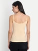 Aimly Women's Cotton Regular Fit Camisole Slip 1001 Pack of 3, Contains 2 Beige 1 Black Colors
