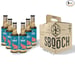 SBOOCH Indian Sparkling Kombucha – Tulsi & Lemon Flavor (275ml, Pack of 6) Refreshing fermented tea with Tulsi & Lemon