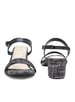 Sole House Timeless Charm: Classic Tweed Block Heels with Modern Straps - perfect for parties, celebrations & special occasions.