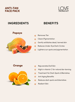 Love Organically Anti-Tan Natural Face Pack – 30g of Orange & Papaya for Clear, Fresh, Tan-Free Skin Pack of 2