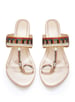 Sole House Berlin Kolapuri: Geometric Hand-Embroidered Heels with Bold Beaded Detail - perfect for parties, celebrations & special occasions.