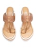 Sole House Beige Dabka & Zari Embroidered Block Heel Sandals