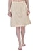 Aimly Women's Cotton Knee Length Skirt - Beige (Pack of 2)