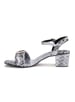 Sole House Fierce & Fashionable: Python Chic Block Heels with Front Buckle - perfect for parties, celebrations & special occasions.