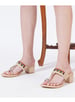 Sole House Berlin Kolapuri: Geometric Hand-Embroidered Heels with Bold Beaded Detail - perfect for parties, celebrations & special occasions.