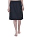 Aimly Women's Cotton Knee Length Skirt - Black (Pack of 1)