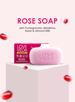 Pack of 4 (Buy 3 Get 1 Free) Love Veda Rose Soap – Natural Beauty and Fragrance with the Essence of Roses
