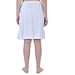 Aimly Women's Cotton Knee Length Skirt - White & Beige (Pack of 2)