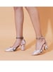 Sole house chic & sleek: snakeskin-print chunky heels for a bold, elegant look - perfect for parties, celebrations & special occasions.