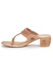 Sole House Beige Dabka & Zari Embroidered Block Heel Sandals