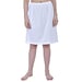Aimly Women's Cotton Knee Length Skirt - White (Pack of 2)